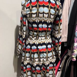 Stylish Geometric Patterned Dress